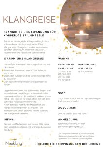Klangreisen 2026